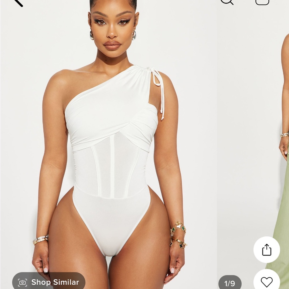 Brand New White Bodysuit